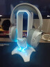 WAIZOWL 丨bg gaming 耳机支架 RGB游戏耳机支架 头戴式耳机架 鼠标夹线器USB拓展 苹果白 晒单实拍图