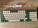 B.O.W航世 G100D三模热插拔机械键盘 全键无冲混光 电脑笔记本电竞游戏办公有线蓝牙无线键盘 白绿茶轴 实拍图