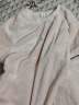 南极人【法兰绒】女士睡衣女秋冬加绒加厚长袖可外穿套头家居服杏XL 实拍图