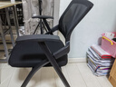 盛浪折叠椅办公椅会议椅子电脑椅学习椅培训椅带写字板品质款黑色带轮 实拍图