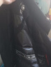 斯巴奴新年战袍极寒白鹅绒羽绒服男中长款2024冬季新款男女情侣毛领外套 黑色 2XL /185 实拍图