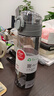 希乐（cille）水杯便携男女学生上学专用大容量儿童夏季运动塑料杯子 灰色 600ml 实拍图