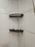 一卫卫生间置物架浴室免打孔洗手间洗漱台厕所卫浴收纳三角篮太空铝 小号双层 高35mm+免钉胶 实拍图