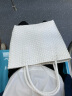 MUJI手编包 环保材料 手提包菜篮子 编织包草编包 包包 白色 小 长24×宽24×高10cm 实拍图