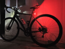 自行车尾灯充电夜骑公路车创意山地车配件骑行装备 圆形尾灯 实拍图