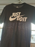 耐克(NIKE)男短袖T恤 纯棉 运动休闲 经典简约 AR5007-011 黑色S 实拍图
