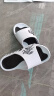 回力运动拖鞋男浴室内户外不易滑厚底凉拖鞋HL39391白黑色43-44码 实拍图