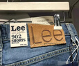 Lee凉凉裤春夏903宽松直筒五袋款中蓝色轻薄男牛仔短裤潮流A06374 中蓝色 32 实拍图