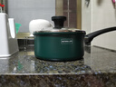 爱仕达（ASD） 奶锅不粘锅早餐煮泡面熬粥小奶锅宝宝儿童辅食锅厨房家用 牛油果绿 明火电磁通用 16cm 实拍图