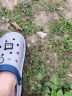 大嘴猴（paul frank）洞洞鞋男户外休闲花园鞋两用沙滩透气软底凉鞋灰色42-43PF75368 晒单实拍图
