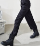 MO&Co.【会员专享福利】夏季运动风长裤抽绳高腰黑色工装裤MBB2PAT020 黑色 M/165 晒单实拍图