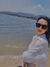百图betu女装夏季新款衬衫夏日空调开衫衬衫薄外套女2403T35 米白 S 实拍图