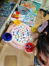 贝恩施儿童钓鱼玩具磁性电动音乐旋转2-3-6岁男女孩捞鱼玩具218A粉色 实拍图