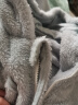 童泰秋冬季婴儿衣服5月-3岁宝宝加绒马甲外出连帽坎肩 蓝色 80cm 实拍图
