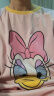 果壳（Gukoo）大码睡衣女春夏迪士尼卡通睡裙夏季圆领短袖女士睡裙B 粉红色 M 实拍图