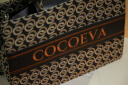 COCOEVA520生日礼物送妈妈母亲节豆腐块小方包女新款相机巧克力手提包 黑色 实拍图