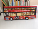 灵令鱼 双层巴士玩具车公交车模型儿童玩具合金大巴汽车模型 旅游双层大巴士 红色 晒单实拍图