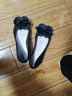 Vis Amoris英国品牌Visamoris允莫苏夏季新品山茶花亲子浅口果冻鞋 牡丹黑 38 晒单实拍图