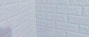 米迪（MIDI） 3D立体墙纸自粘电视背景墙客厅卧室儿童装饰贴纸撞防潮砖纹墙贴 珍珠白10片装普通款 宽70cm*高77cm 晒单实拍图