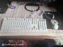 MageGee 机械风暴套装 真机械键盘鼠标套装 机械键鼠套装 背光游戏台式电脑笔记本键鼠套装 白色蓝光 青轴 实拍图