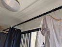 威尔森（WEIERSEN） 侧装晾衣架挂壁式晾衣杆铝合金侧墙晒衣杆室内外隐形折叠晾衣杆 黑色-2.7米单根 支架长35CM（折叠款） 实拍图