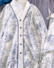 婧麒（JOYNCLEON）月子服夏季薄款孕妇纯棉可哺乳睡衣透气不闷热舒适蓝XL Jyz47149s 晒单实拍图