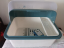 沃德百惠（WORTHBUY）碗架碗柜碗筷收纳盒沥水架碗碟架厨房置物架收纳柜 大号蓝色消毒款 实拍图