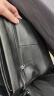 稻草人（MEXICAN）男士单肩包商务休闲头层牛皮斜挎包竖款大容量手机旅行高档胸包 黑色 晒单实拍图