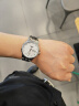 冠琴（GUANQIN）手表男士全自动机械表防水夜光双日历国表商务男表瑞士品质腕表 条钉刻度钢带本白（明星推荐） 实拍图