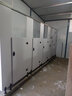 公共卫生间隔断 学校工厂厕所隔断板抗倍特板PVC洗手间防水隔墙门 18mm厚三聚氰胺板含尼龙配件 实拍图