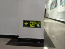 鸣固 安全出口墙贴 指示牌消防安全疏散通道夜光标识贴纸 左向10个装 晒单实拍图