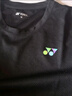 YONEXYONEX尤尼克斯yy羽毛球服春夏季速干比赛团队服yy球服全英赛林丹 男款 LOGOT袖 黑色 3XL 尤尼克斯尺码 XXO码 实拍图