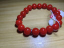 石头记（istone）南红色玛瑙手链10mm凉山玛瑙本命年红节日礼物 晒单实拍图