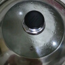 迪普尔 不锈钢锅盖家用炒菜锅盖子36cm炒锅锅盖通用透明锅盖 实拍图