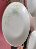 华光泡面碗汤碗碟盘 筷勺 盘碟碗厨具套件 中式骨瓷家用餐具 白玉兰 8英寸汤盘 晒单实拍图