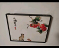 柳莺花燕免打孔电表箱装饰画现代简约客厅餐厅挂画电闸箱配电箱遮挡壁画 事事如意 80X60遮挡70X50 液压款 实拍图