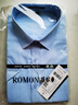 罗蒙（ROMON）商务短袖衬衫男士半袖上衣夏季中青年休闲纯色工装职业白衬衣男装 白色【单件装】 43 建议拍大一码 实拍图