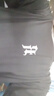 DCOUD【两件装】短袖T恤男夏季潮牌宽松打底衫学生休闲印花半袖t恤衫 CP白色+RH黑色 XXL 实拍图