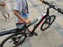 飞鸽（FG FLYING PIGEON）山地自行车成人男女变速山地车青少年中小学生车越野户外骑行单车 【铝合金】G8002代-辐条轮-黑色 24寸轮组（适合145-170cm） 21速入门版 实拍图