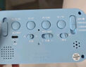 墨斗鱼电子闹钟升级款蓝色学生多组闹钟USB充电夜光自动感光时钟6003 实拍图