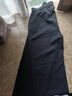 芭布笛阔腿西装裤女高腰垂感2022春秋宽松显瘦小个子直筒黑色休闲裤子 黑色单扣春秋款 M 适合85-100斤 实拍图