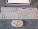 罗技（Logitech）K580键盘无线蓝牙超薄静音键盘 办公键盘电脑手机Mac平板ipad键盘 键鼠套装-芍药白【K580+Pebble】 实拍图