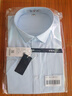 罗蒙短袖衬衫男商务休闲工装衬衣吸汗透气男士衬衫 淡蓝色平纹804 41 实拍图