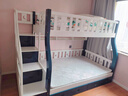 莱客轩（LAIKEXUAN）儿童上下床双层实木高低子母床梯柜款上铺1.15米下铺1.35米 实拍图