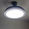 雷士（NVC）风扇灯吊扇灯北欧餐厅卧室黑色led灯具全光谱1级能效遥控42寸36瓦 晒单实拍图