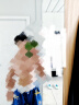 九日山 散打龙服男式散打比赛服装龙纹短裤散打服表演 男款蓝色大龙 XL 实拍图