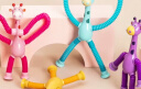 西下儿童玩具吸盘创意伸缩长颈鹿卡通发光百变动物管减压安抚六一礼物 实拍图