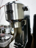 德龙（Delonghi）咖啡机 半自动咖啡机 意式浓缩 家用泵压式 纤巧机身 EC885.M 银色 实拍图