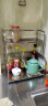美厨（maxcook）厨房置物架 不锈钢二层刀架调料瓶砧板架橱柜筷子筒层架 MC2035 实拍图