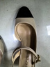 百丽（Belle）拼色通勤包头凉鞋女商场同通勤百搭单鞋A9A1DBH5 杏色 37 (235mm) 实拍图